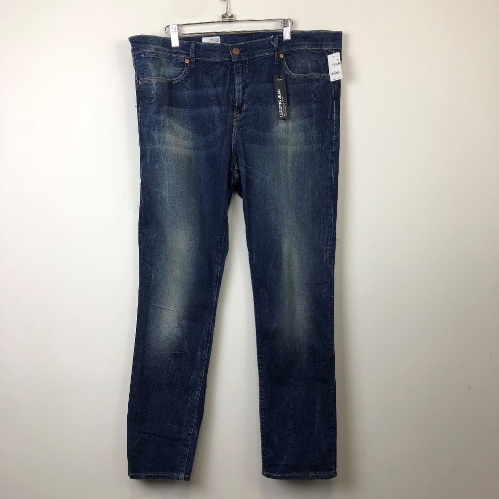 NWT Gap 1969 Crinkle Worn Wash Legging Jeans
